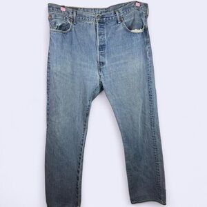 Levi’s 501 Button Fly Jeans W40 L32 Light Wash Straight Leg